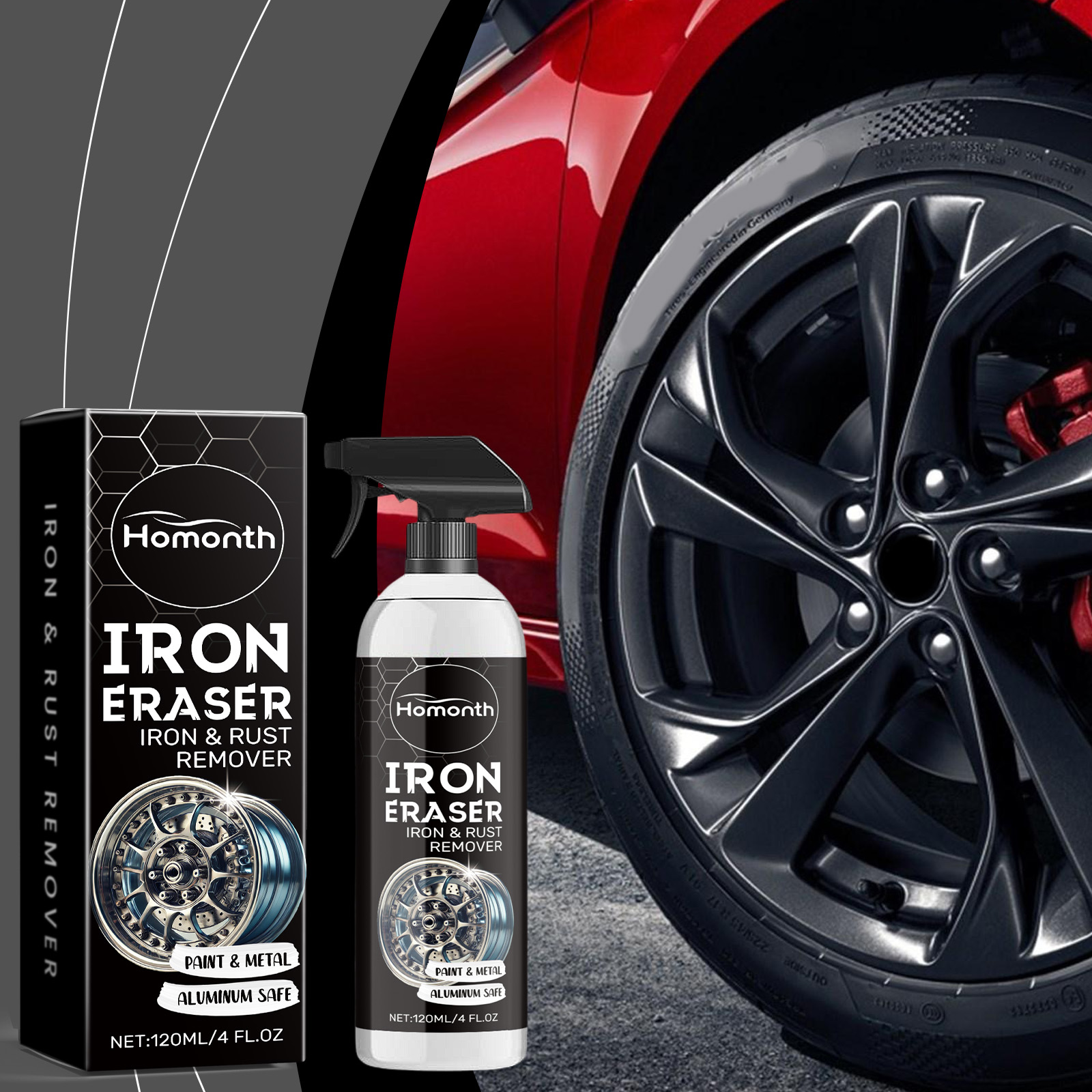 Wheel Cleaner Alloy - Spray do usuwania rdzy z felg
