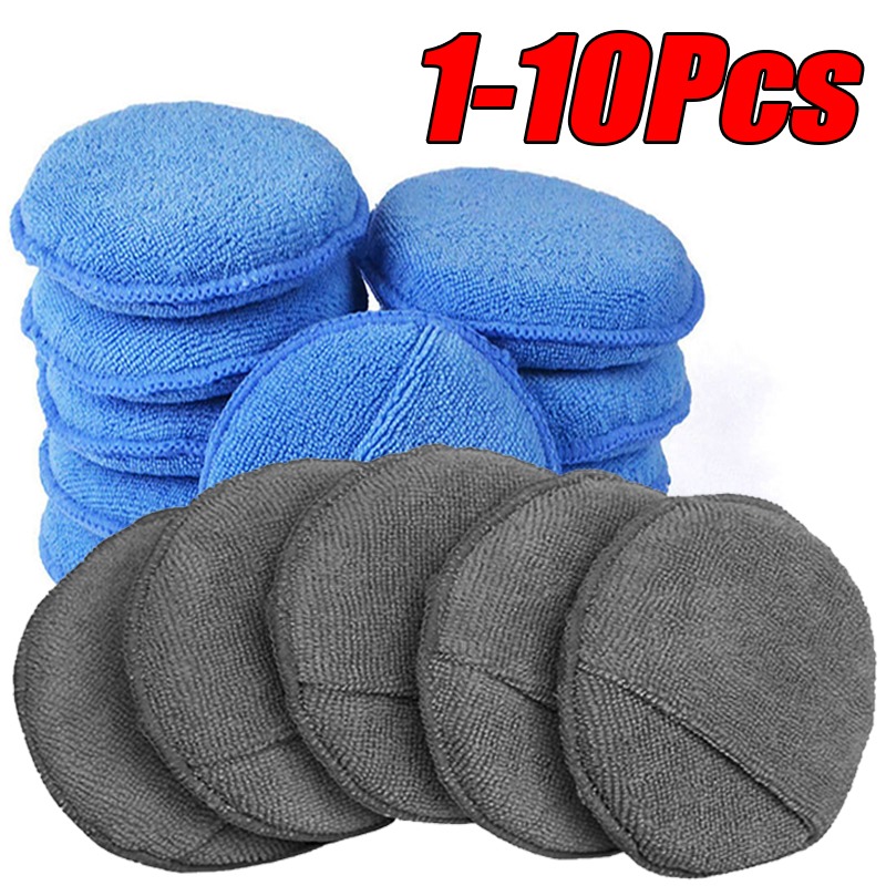Wax Applicator Pad - 10 szt. Gąbki do detailingu samochodowego,