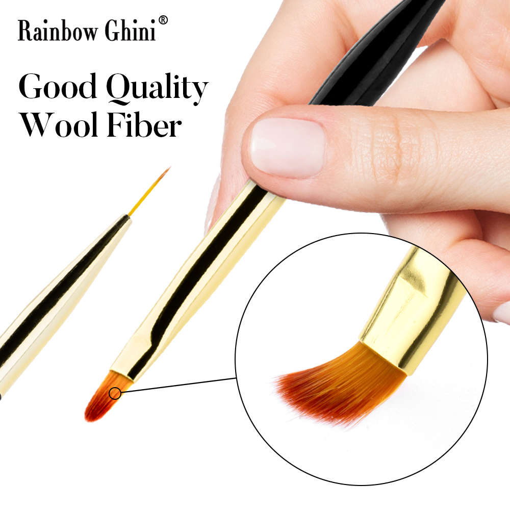 Detailing Brush Set - Zestaw pędzli do zdobienia paznokci Rainbow