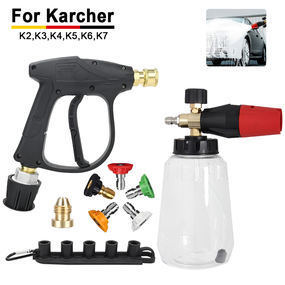 Foam Cannon Car Wash - Zestaw do pianownicy kompatybilny z Karcher