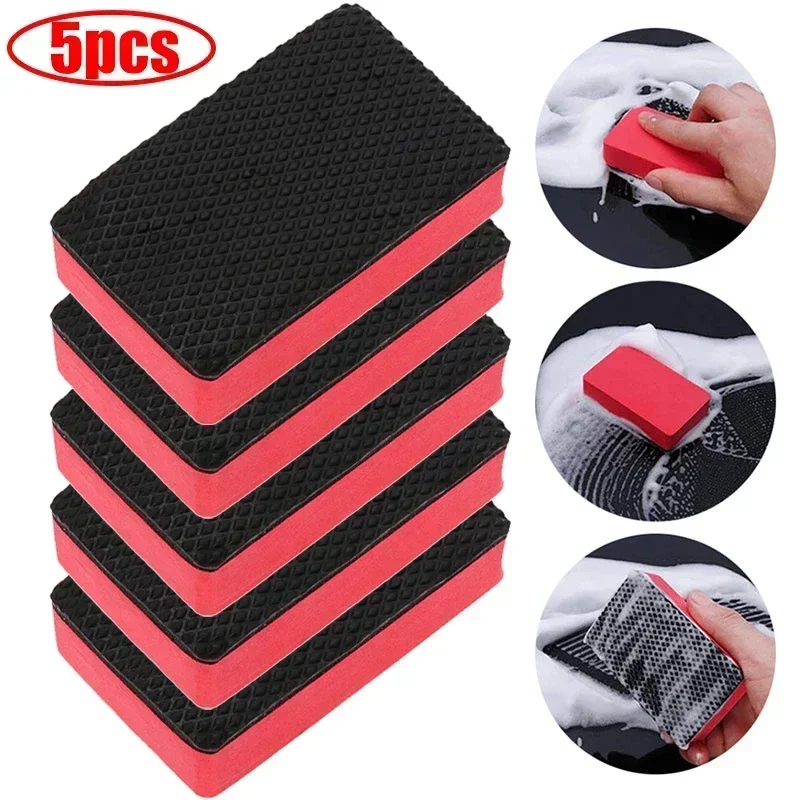 Clay Bar Lubricant - 5Pcs Gumka do czyszczenia samochodu Gąbka