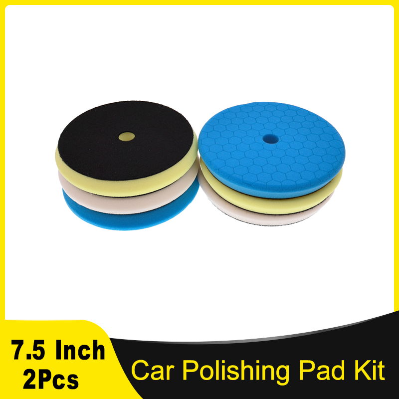 Polish Pad Set Buffer - Zestaw padów do polerowania samochodu 7,5