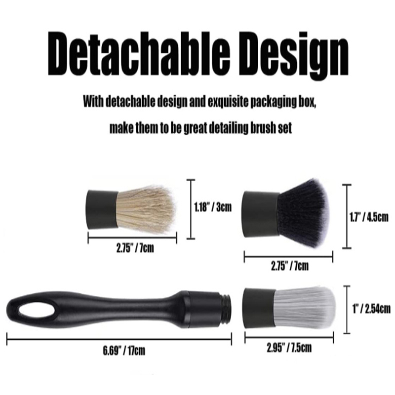 SEAMETAL 3szt Szczotka do czys – Interior Detailing Kit recenzja i cena