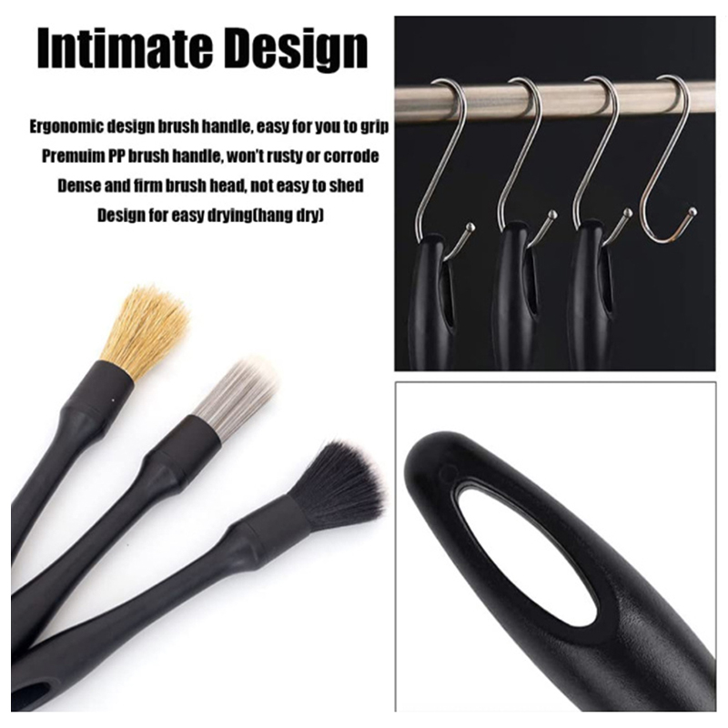 SEAMETAL 3szt Szczotka do czys – Interior Detailing Kit recenzja i cena
